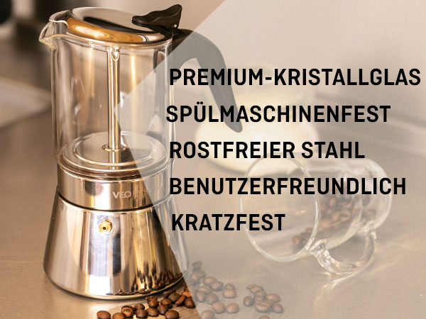 espressokocher-glas-edelstahl-vorteile-veohome-deutschland