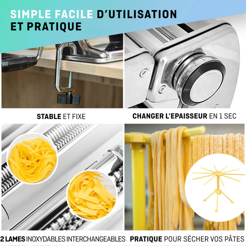 Tescoma Delicia Étendoir à Pâtes 12 Bras - Séchage Spaghettis Maison Blanc